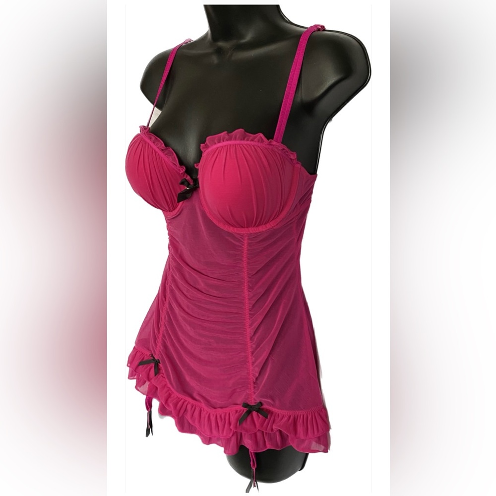 NWT LS PNK Chemise, M *P1098